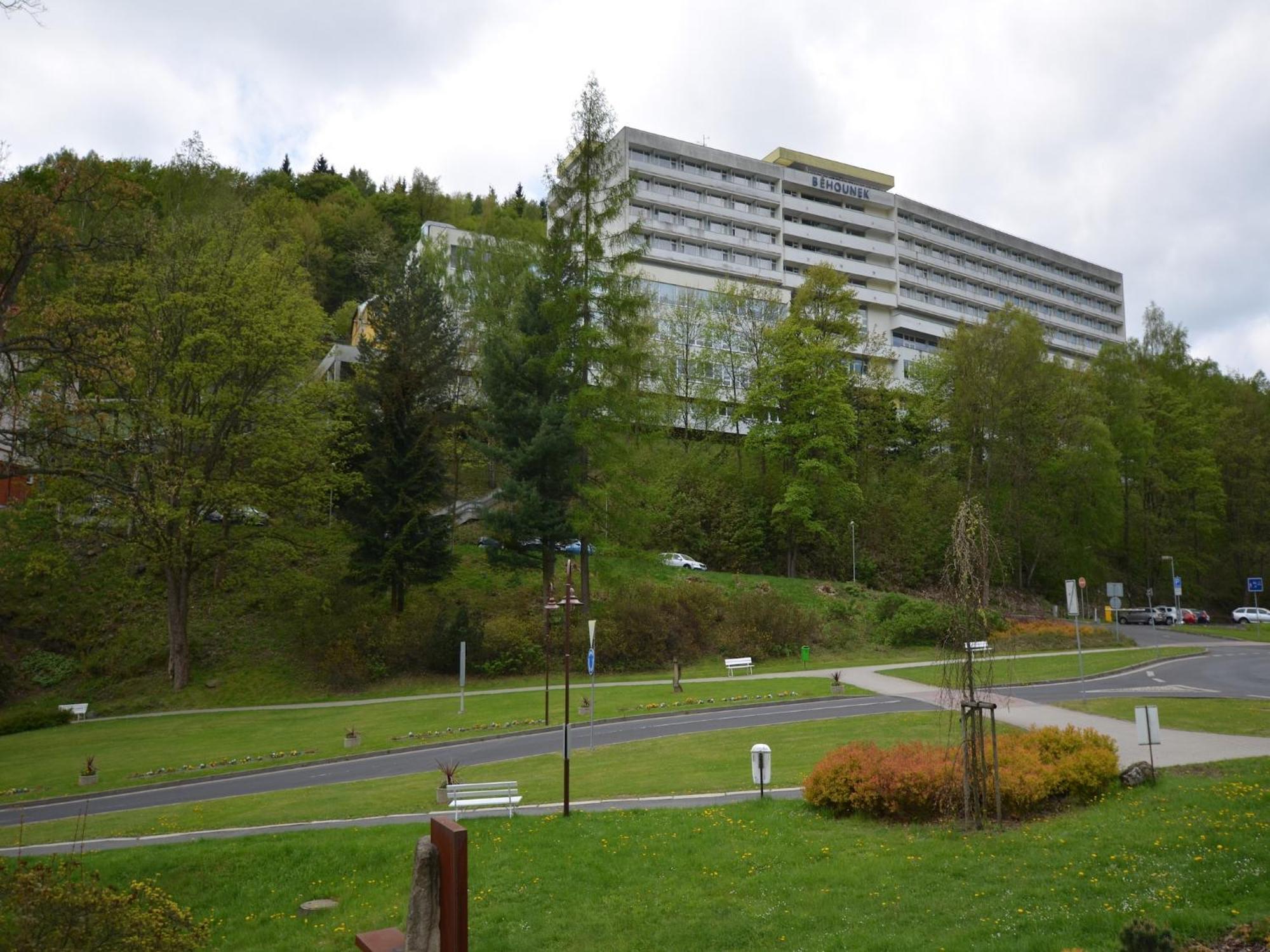 Snug Apartment In Jachymov Near Ski Area Buitenkant foto